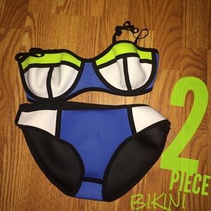 2 piece neoprene bikini