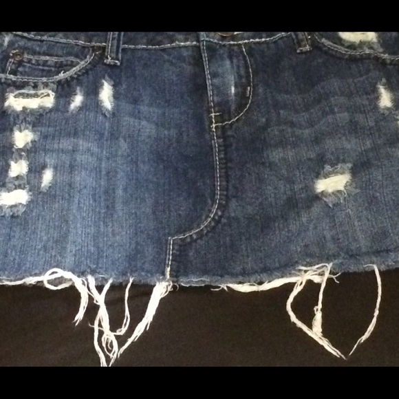 🔆Amethyst Denim Mini Skirt Sz.7 (Small) - Picture 3 of 3