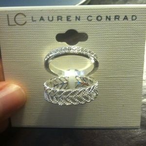 Size 8 sterling silver rings