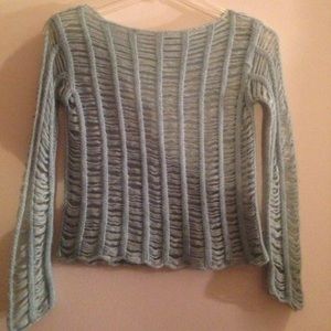 Blue Free People Sweater 50% Wool