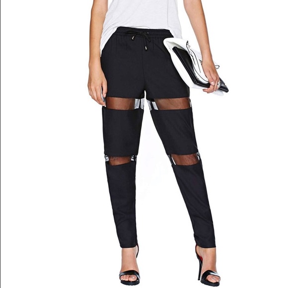 Sheer mesh loose fit pants! NEW