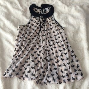 H&M Peter Pan collar tank top