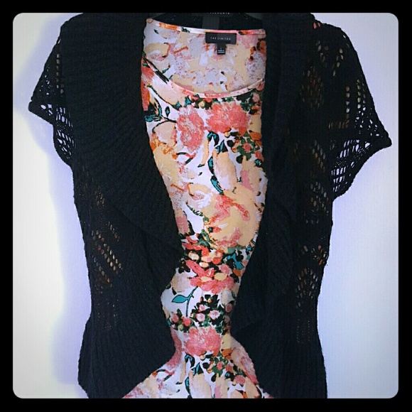 Blk short cardi