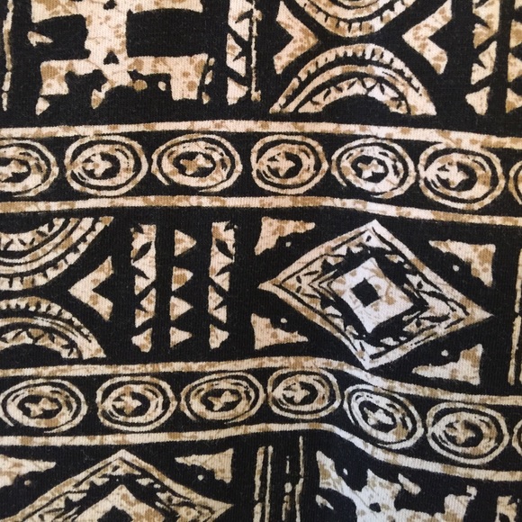 Aztec Patterned Racerback Fitted Dress - Picture 2 of 4