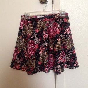 Floral Forever 21 skirt