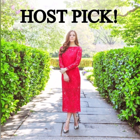 Nasty Gal Dresses & Skirts - ❤️HOST PICK!❤️ Nasty Gal Lace Midi Dress