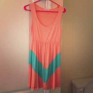 Chevron Short Dress