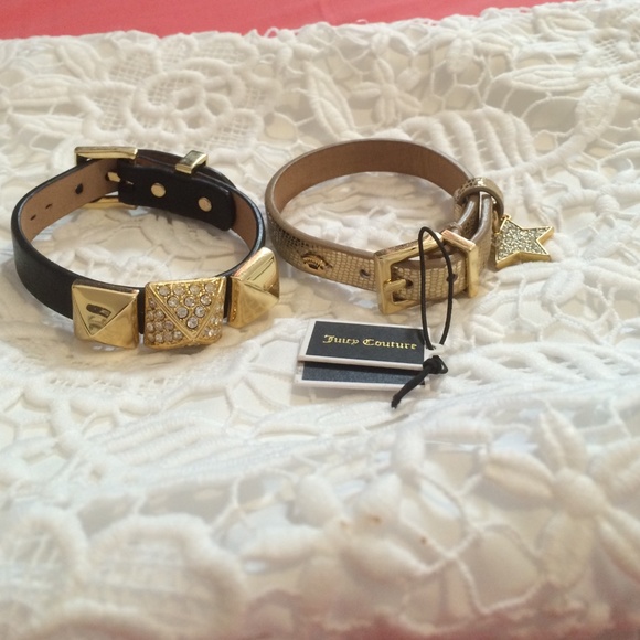 Juicy Couture Jewelry - Juicy leather bracelets