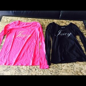 Authentic Juicy Couture long sleeve shirts