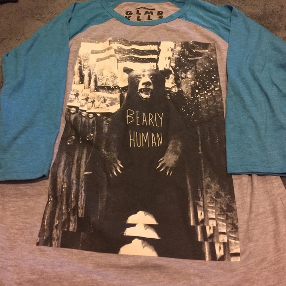 Glamour kills baseball shirt/small