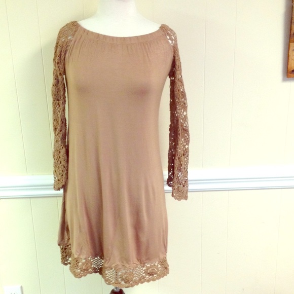 Brown, Lace, Union Of Angels dress