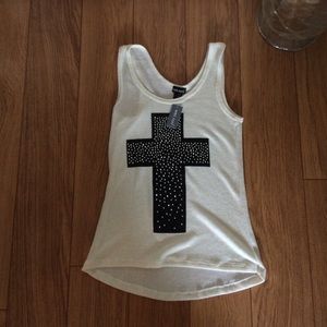 A cross tank top
