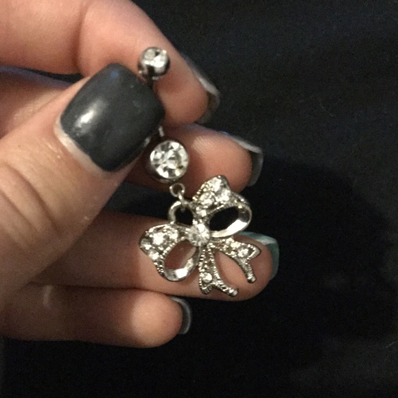Bow tie belly ring!