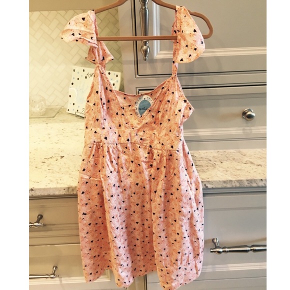 Floral Anthropologie silky summer dress