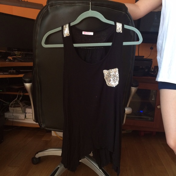 black top w sparkles