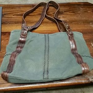 Army green purse