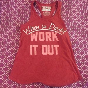Workout racer back tank
