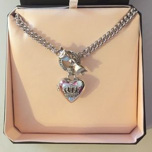 Original Juicy Couture bow toggle heart crown nk.