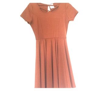 Adorable autumn colored dress