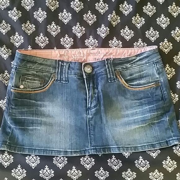 Refuge authentic denim skirt