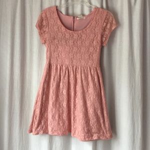 Pink Lace Dress
