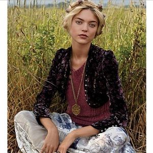 Free People Velvet Bolero Jacket