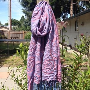 Purple/blue scarf