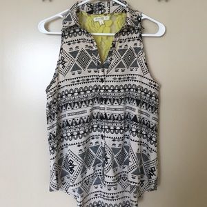 Tribal Print Blouse