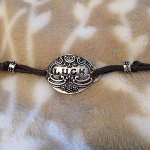 Lucky Brand "luck" bracelet with clasp