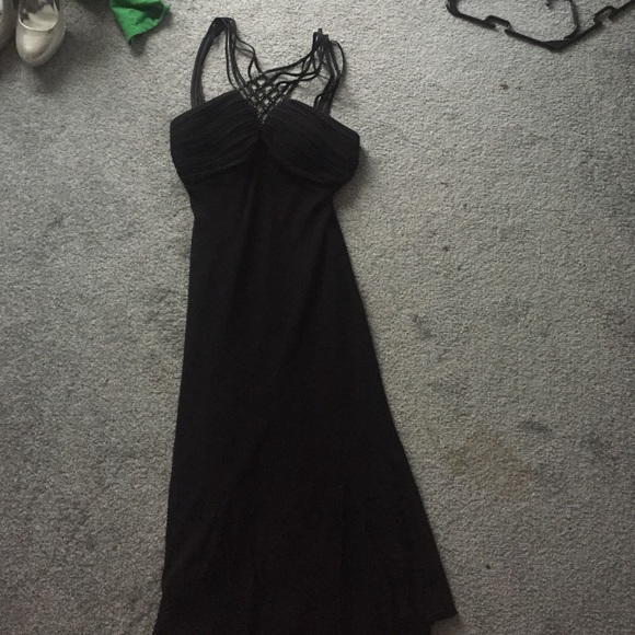 Black cocktail dress