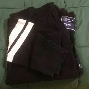 Men's AEO black cardigan