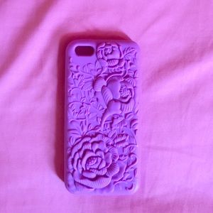 Purple Floral IPhone 5c case