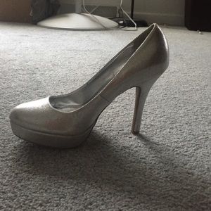 Silver heels