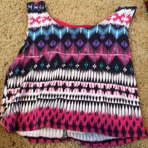 patterned crop top