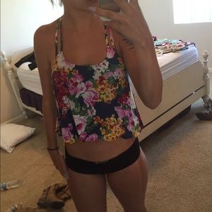 Brandy Melville Floral tank