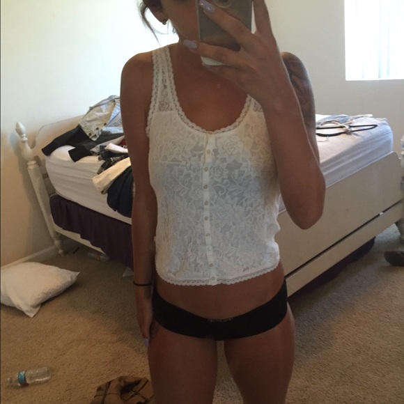 Lace tank