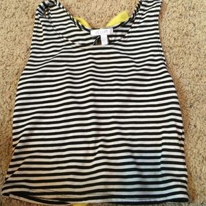 Stripped cropped tank
