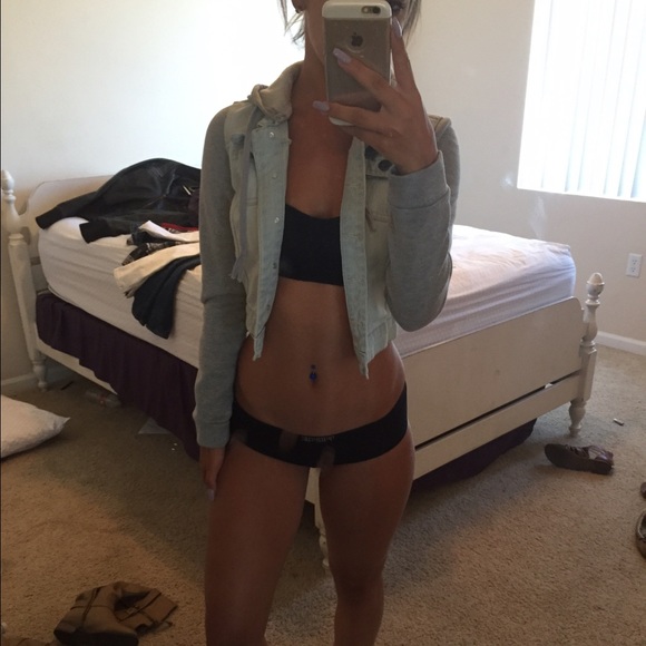 Jean jacket with hoodie