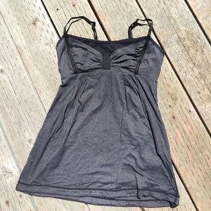 ✨SOLD✨Gray and Black Lululemon Tank