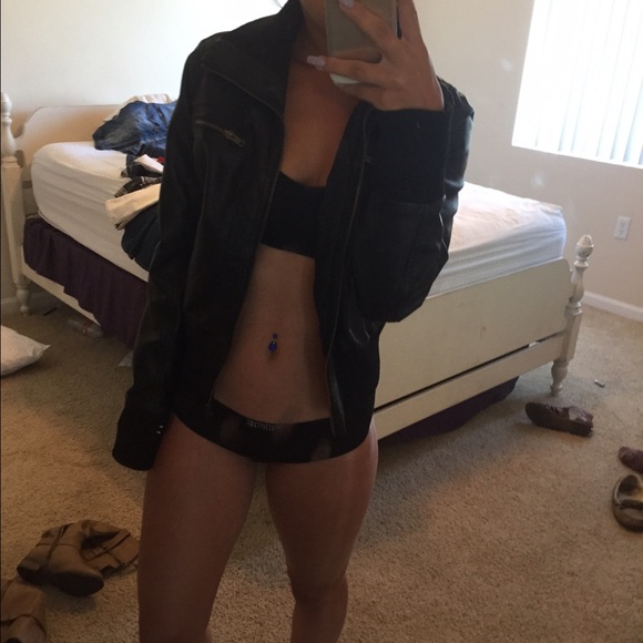 Leather jacket