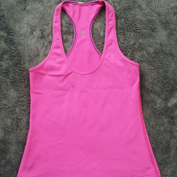 Lululemon Hot Pink Sz 4 Racerback Tank - Picture 1 of 3