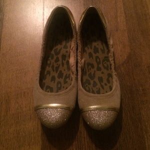 Gold Sperry Flats