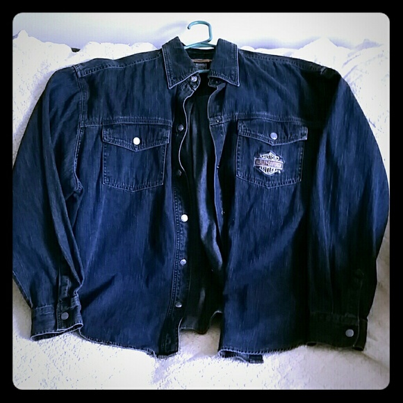 Harley Davidson denim shirt