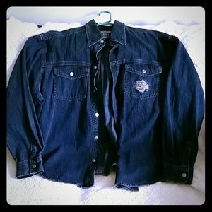 Harley Davidson denim shirt