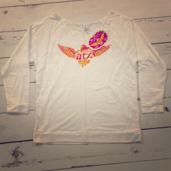 ATX Mafia, white, wide shoulder