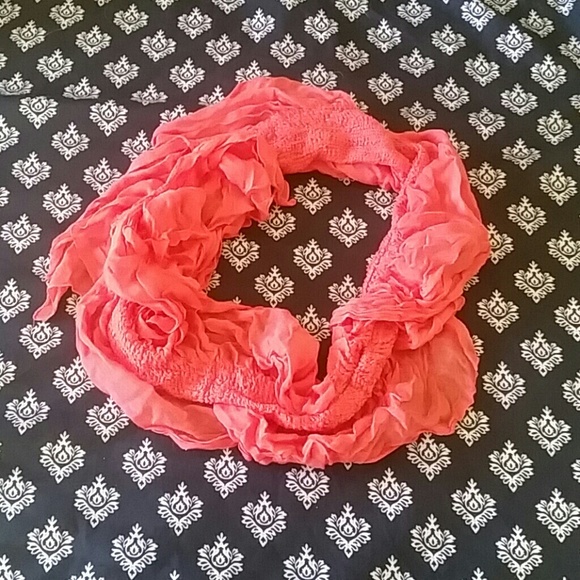 Cute coral scarf