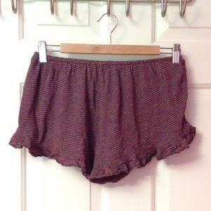Brandy Melville ruffled shorts