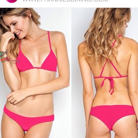 Baby pink Frankie's bikini top