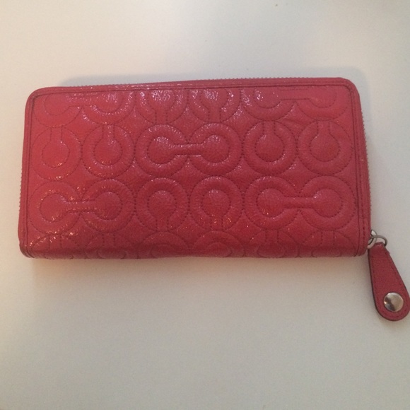 Pink Coach Wallet