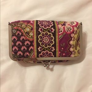 Vera Bradley pouch waterproof on inside